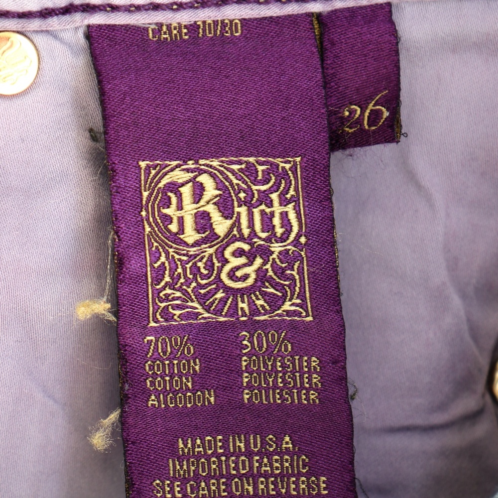 Low-rise straight leg R&S "Sleek" style jeans - Picture 9 of 13